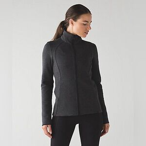 Lululemon Women’s Insculpt Jacket Gray Heathered Full Zip Size 6 *invR